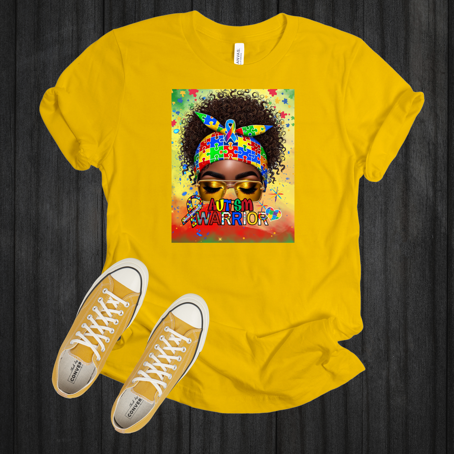 Autism Warrior Awareness Editable Digital Template