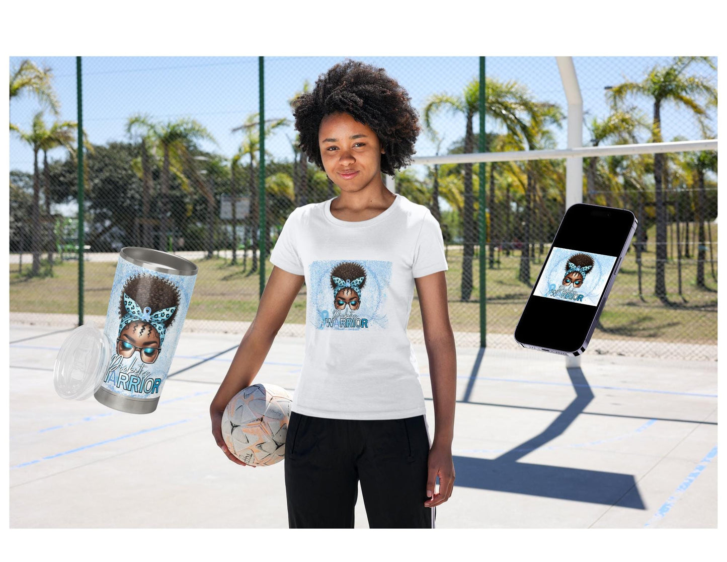 Diabetes Warrior Awareness Editable Digital Template, Diabetes, Diabetes Awareness