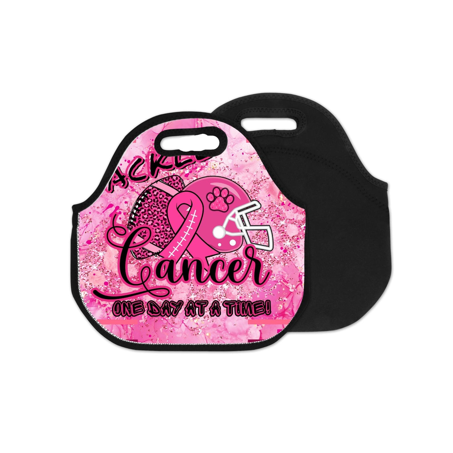 Breast Cancer Warrior Editable Template: Tackle Cancer Design (Digital)