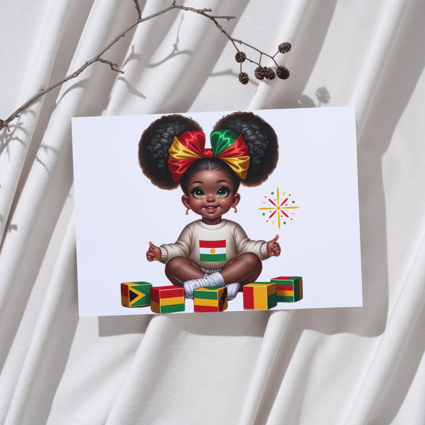 Black History Month Clipart: African American Babies (Digital Download)