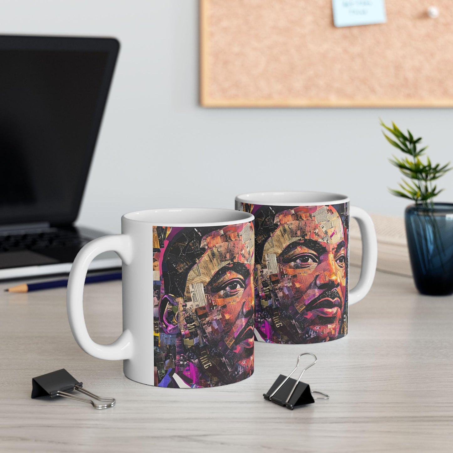 MLK Coffee Mug: Black History Month Gift, Peace and Justice