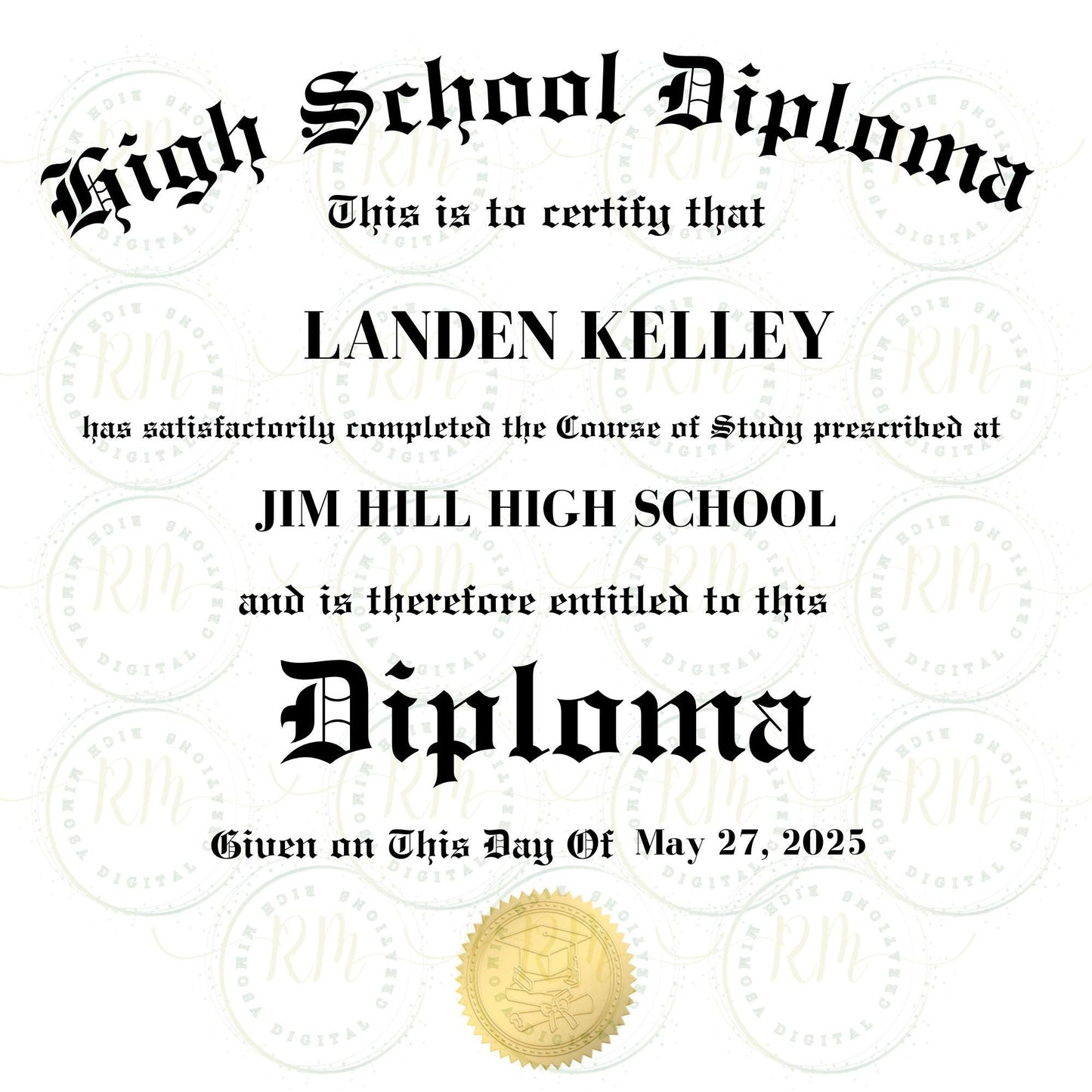 Graduate Pillow, Editable Graduation Pillow Template, Green Custom 2025 Grad Pillow, Canva DIY Grad Gift, Custom Grad Double Sided Pillow