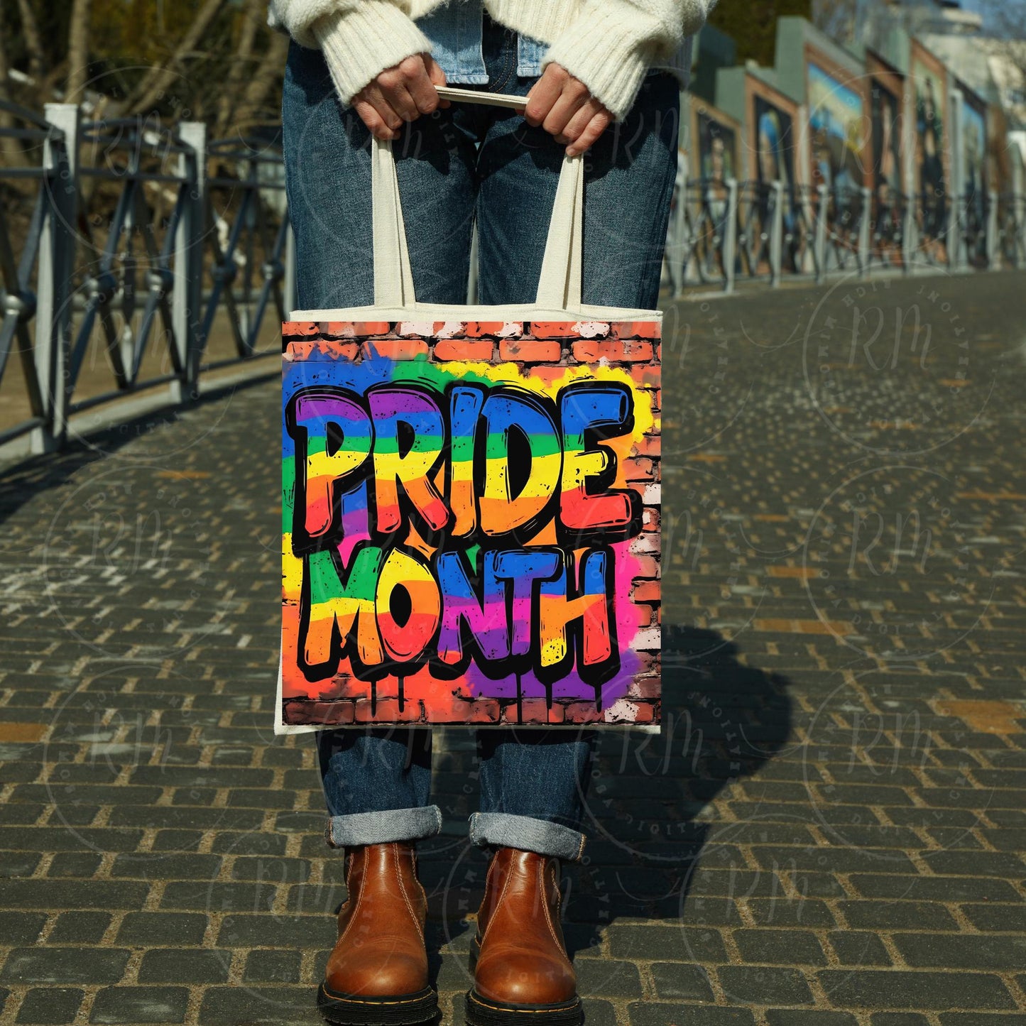 Gay Pride Graffiti Clipart: Rainbow LGBTQ Designs (Digital Download)