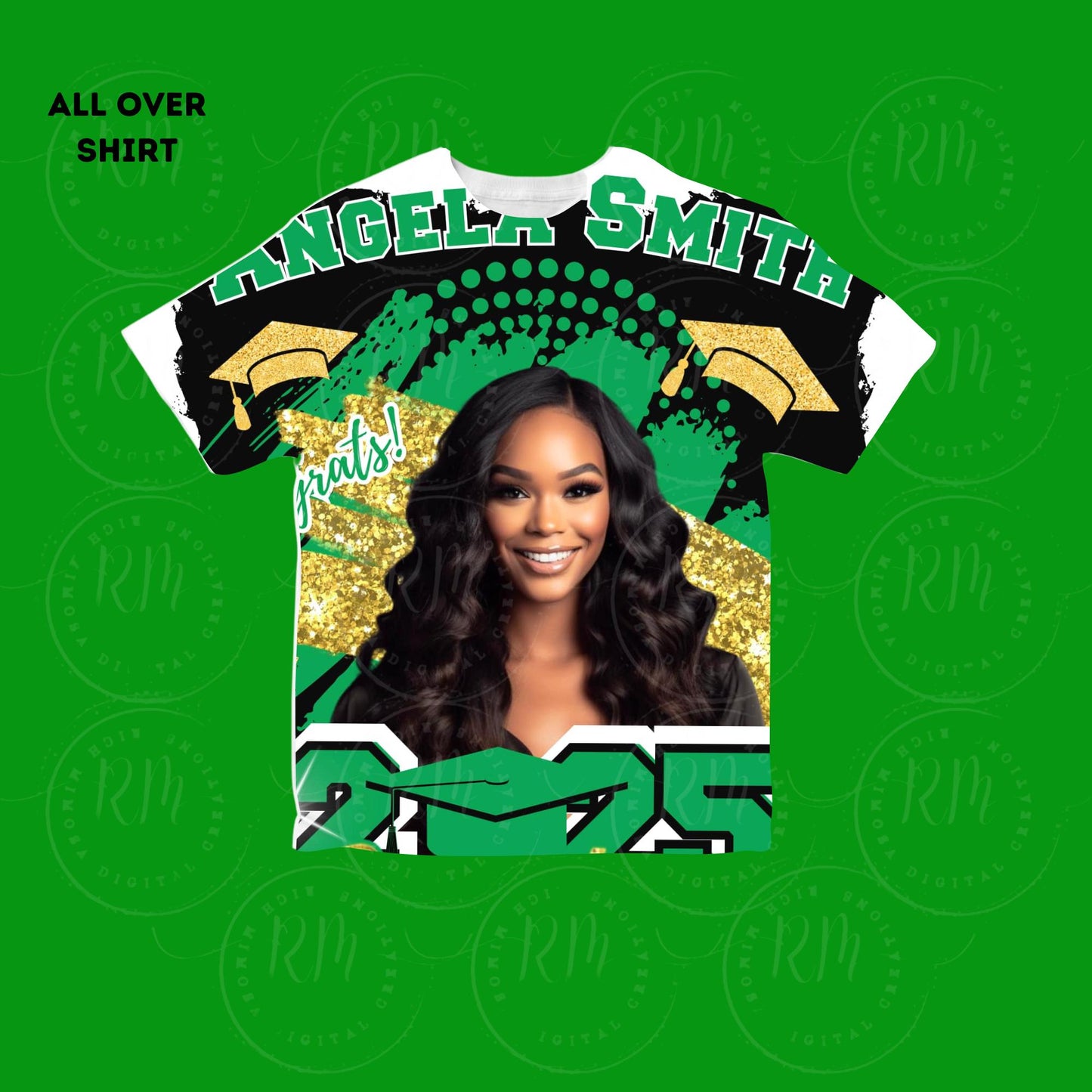 Graduation 2025 Mockup Template Bundle: Canva Drag & Drop Designs (Digital Download