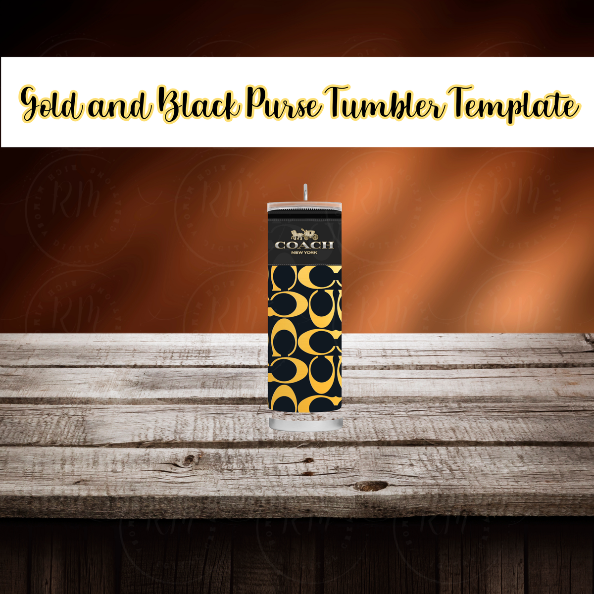 Designer Handbag Gift Box Template: Black & Gold Canva DIY (Digital Download)