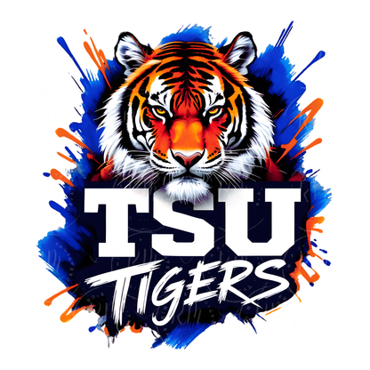 TSU Tigers Mascot PNG | School Spirit Clipart (Digital Download)