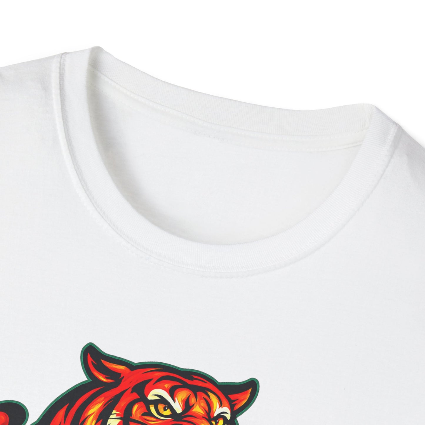 Jim Hill Tigers Homecoming 2025 T-Shirt | Fierce Tiger Mascot Football Graphic Tee | Green & Yellow School Spirit Shirt