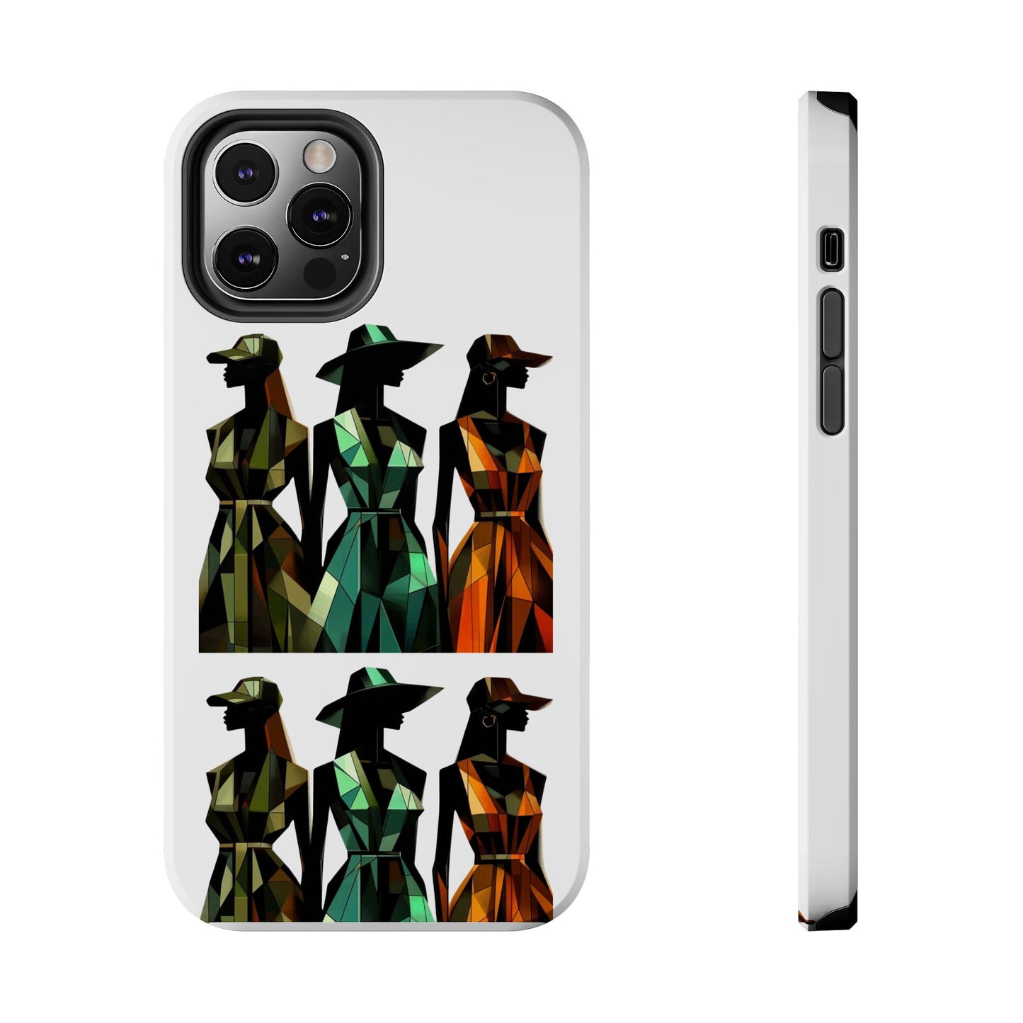 Stylish Phone Cases for Women, Afrocentric Tough iPhone Protector, Elegant Female Cover, Black Girl Magic, Protective Phone Accessories