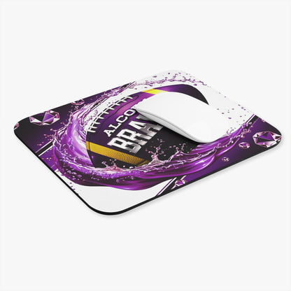 Alcorn Braves Football Mouse Pad - Rectangle, Gaming Mouse Mat, Sports Desk Accessory, Office Supplies, College Team Gift