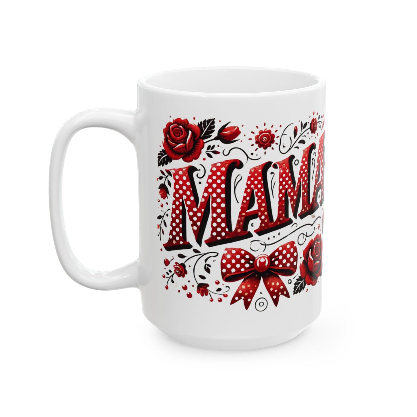 Mama Coquette Mug, Valentine's Day Coffee Cup, Red and White Valentine's Mug, Valentine's Day Mama Coquette Mug, Happy Valentine's Day Coffee Cup, Mama Tea Mug, Mom Gift