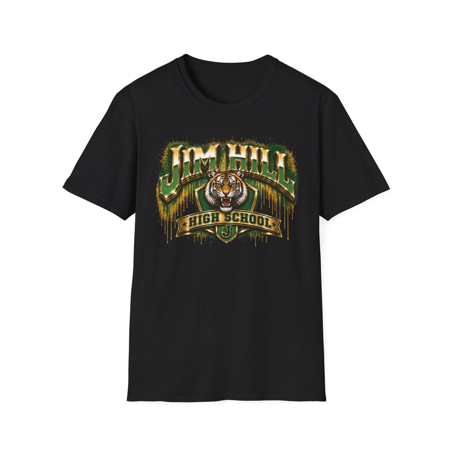 Jim Hill High School Tigers T-Shirt | Jackson MS School Spirit Shirt | Alumni Tiger Tee | Gildan 64000 Softstyle Graphic Tee