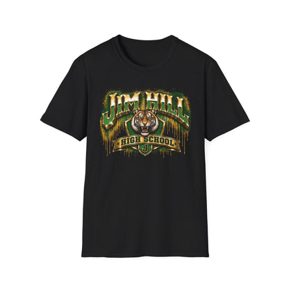 Jim Hill High School Tigers T-Shirt | Jackson MS School Spirit Shirt | Alumni Tiger Tee | Gildan 64000 Softstyle Graphic Tee