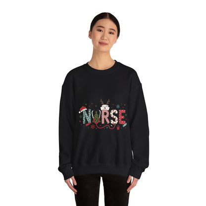 Nurse Christmas Unisex Heavy Blend™ Crewneck Sweatshirt
