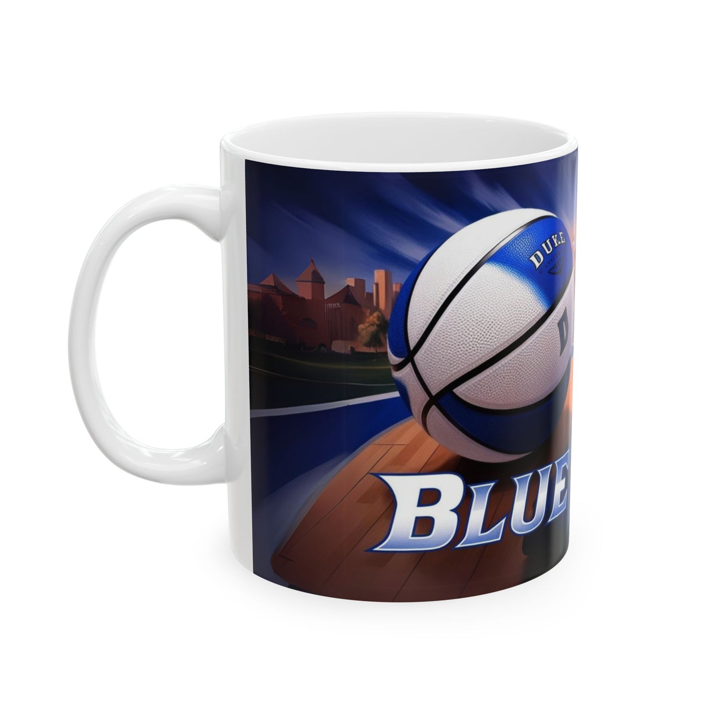 Duke Basketball Ceramic Mug - Perfect for Fans, Gifts, Sports Enthusiasts, College Spirit, Collectible Drinkware, Duke Blue Devils