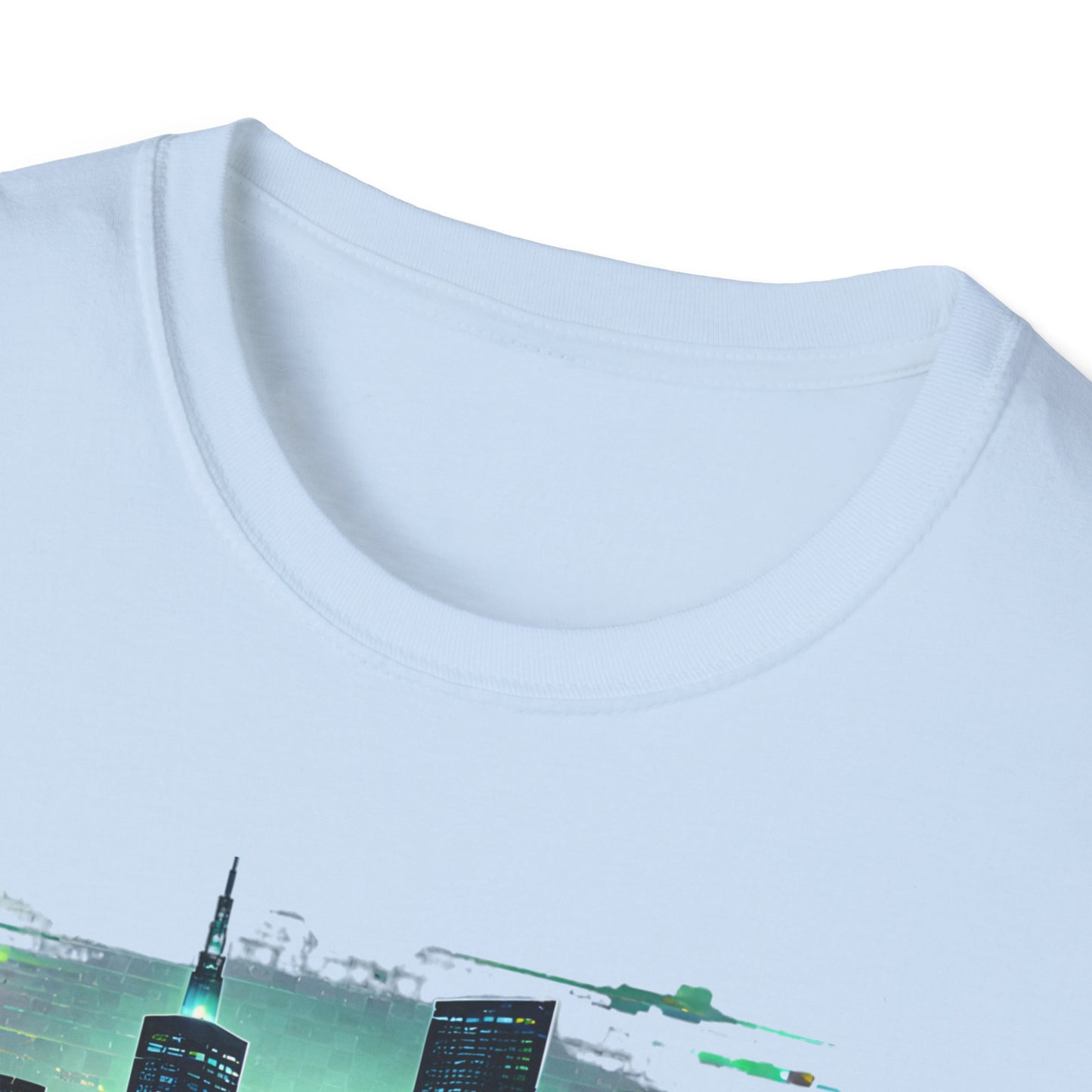 Reboot Reality T-Shirt — Futuristic Cybercity Graphic Tee