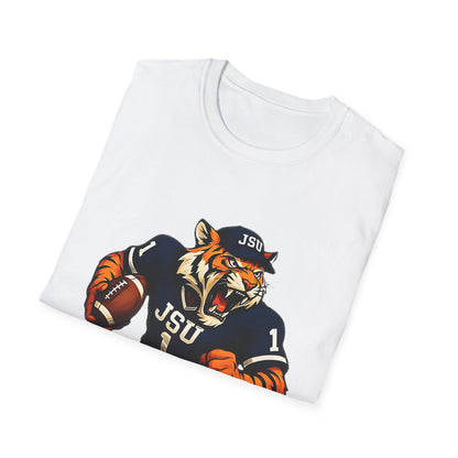 Jackson State Tigers Unisex Softstyle T-Shirt | College Apparel, Game Day Shirt, Sports Tee, Casual Wear, Fan Merchandise