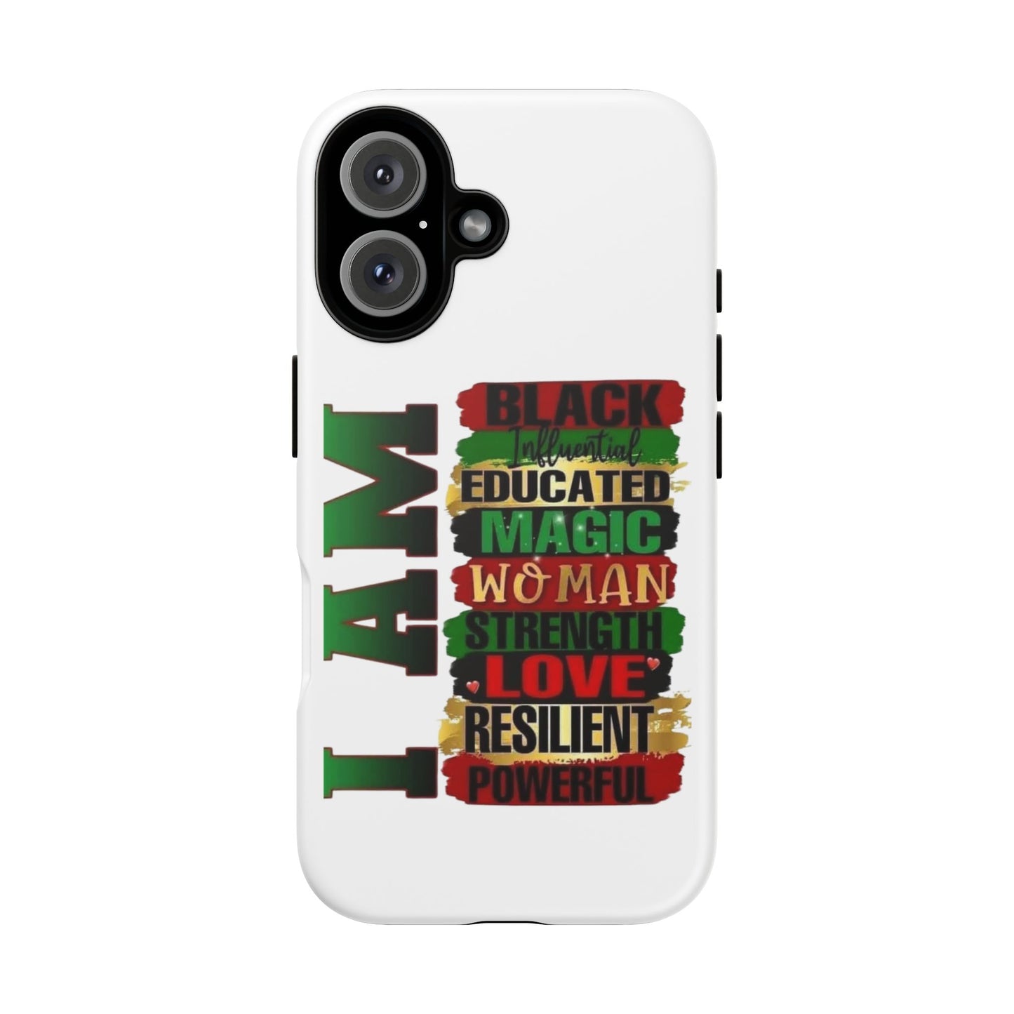 Phone Case, Stylish Black Woman Phone Accessories, Protective Cover, Gift for Her, Black History, African American Case, Black Excellence