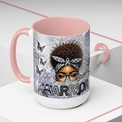 Brain Cancer Warrior Coffee Mug 11oz, 15oz