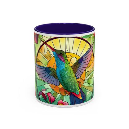 Colorful Hummingbird Mug, Vibrant Coffee Cup for Garden Lovers, Ideal Gift for Birthdays, Mothers Day, Spring Celebrations, Colorful Mugs