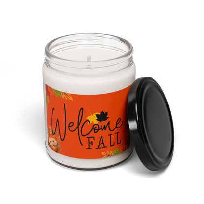 Welcome Fall Scented Soy Candle, 9oz