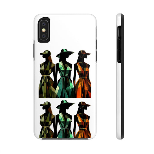 Stylish Phone Cases for Women, Afrocentric Tough iPhone Protector, Elegant Female Cover, Black Girl Magic, Protective Phone Accessories