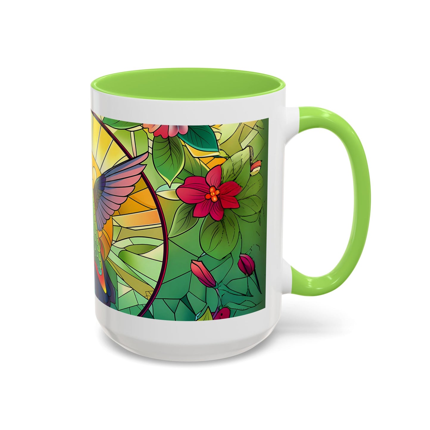 Colorful Hummingbird Mug, Vibrant Coffee Cup for Garden Lovers, Ideal Gift for Birthdays, Mothers Day, Spring Celebrations, Colorful Mugs