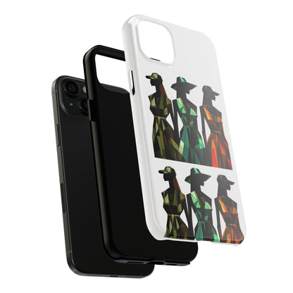 Stylish Phone Cases for Women, Afrocentric Tough iPhone Protector, Elegant Female Cover, Black Girl Magic, Protective Phone Accessories