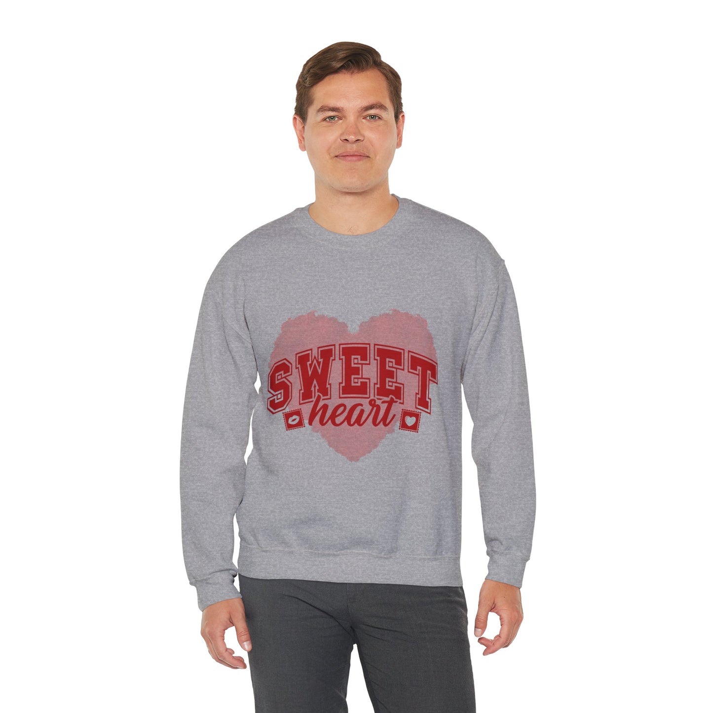 Sweet Heart Crewneck Sweatshirt for Couples - Valentine's Day Sweatshirt