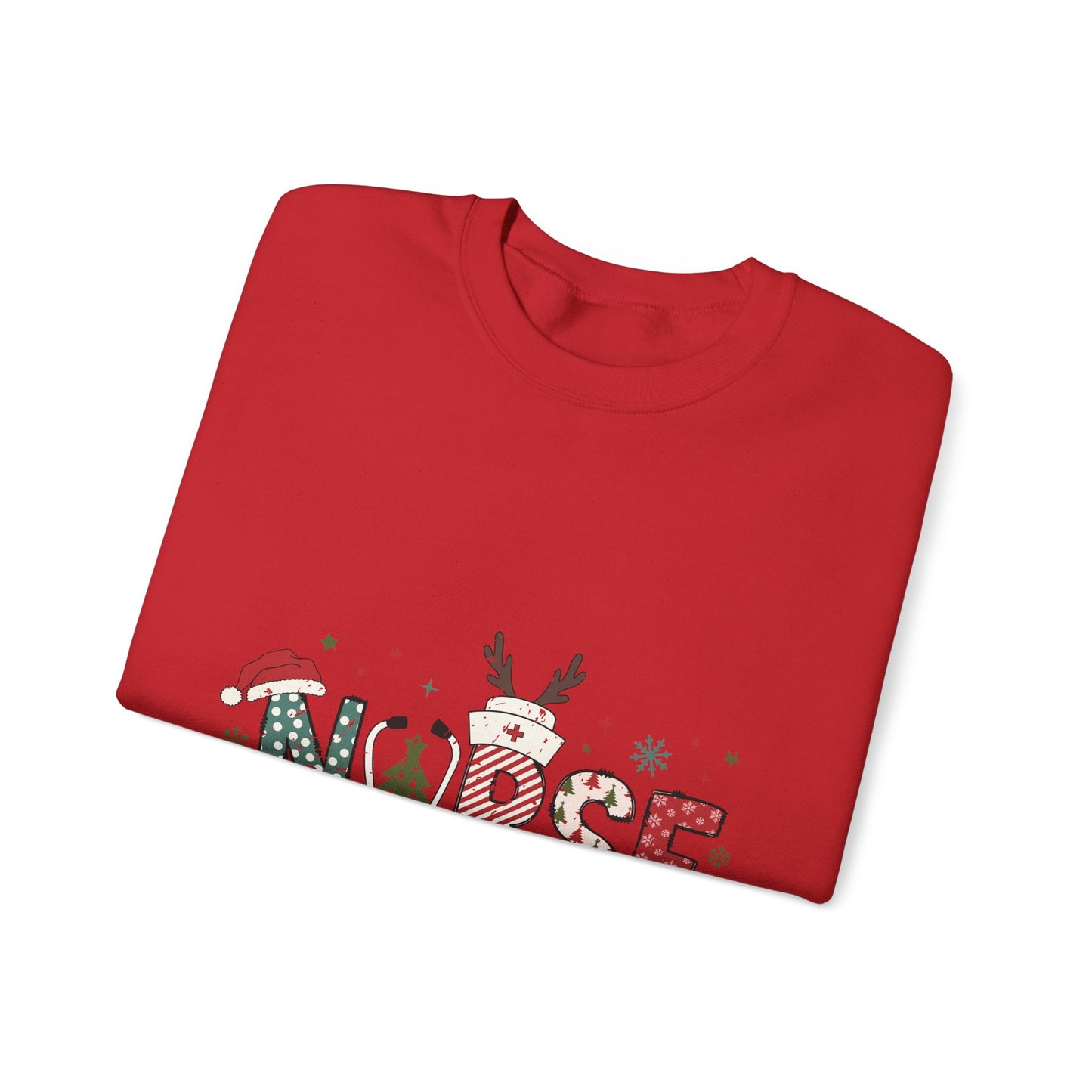 Nurse Christmas Unisex Heavy Blend™ Crewneck Sweatshirt