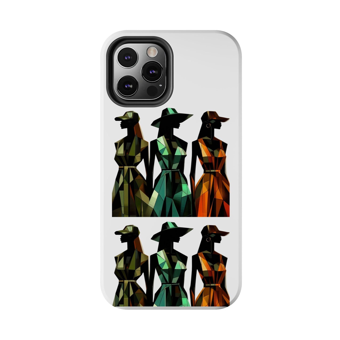 Stylish Phone Cases for Women, Afrocentric Tough iPhone Protector, Elegant Female Cover, Black Girl Magic, Protective Phone Accessories
