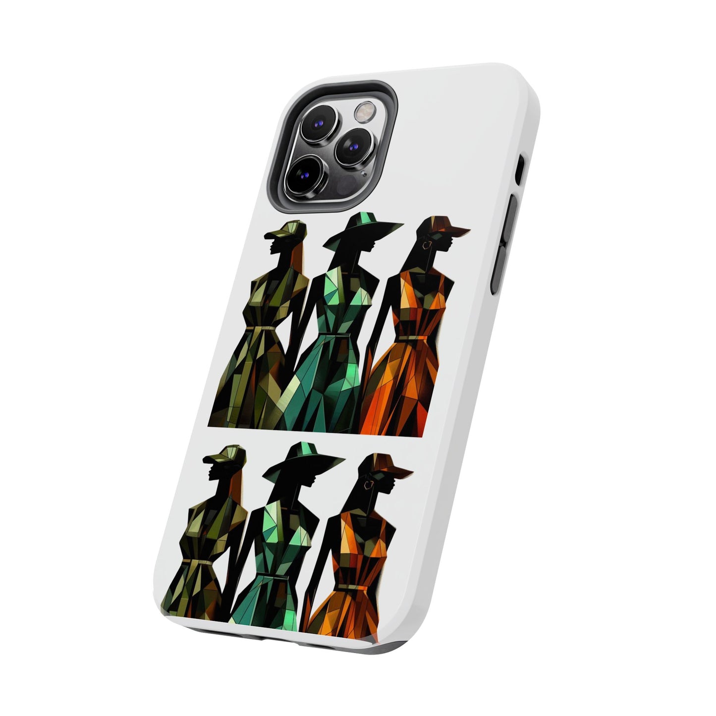 Stylish Phone Cases for Women, Afrocentric Tough iPhone Protector, Elegant Female Cover, Black Girl Magic, Protective Phone Accessories