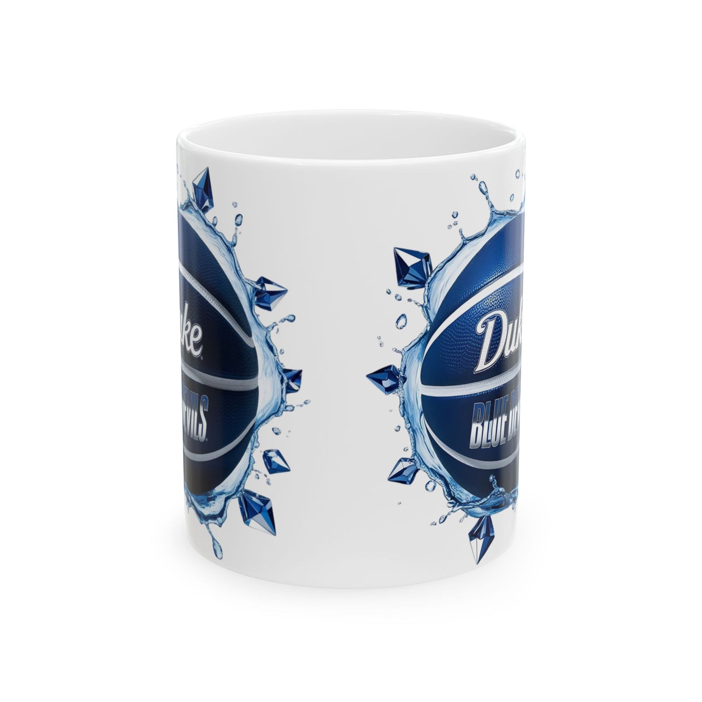 Duke Basketball Ceramic Mug - Perfect for Fans, Team Spirit Gift, Sports Enthusiast Coffee Cup, Duke Blue Devils, College Sports