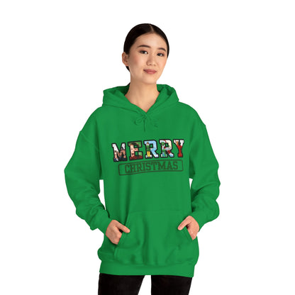 Merry Christmas Hoodie, Christmas Sweatshirt Unisex Heavy Blend™ Hooded Sweatshirt