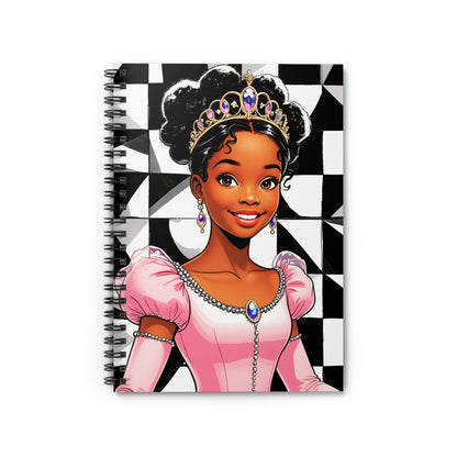 Princess-Themed Spiral Notebook, Cute Notebook for Kids, School Supplies, Fantasy Journal, Gift for Her, Fun & Functional