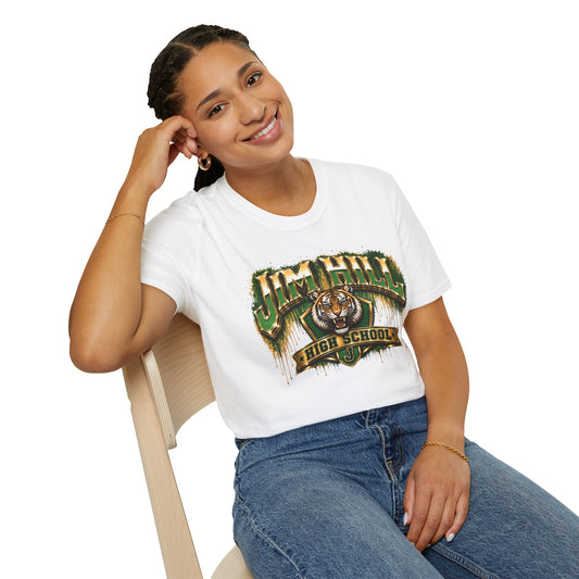 Jim Hill High School Tigers T-Shirt | Jackson MS School Spirit Shirt | Alumni Tiger Tee | Gildan 64000 Softstyle Graphic Tee