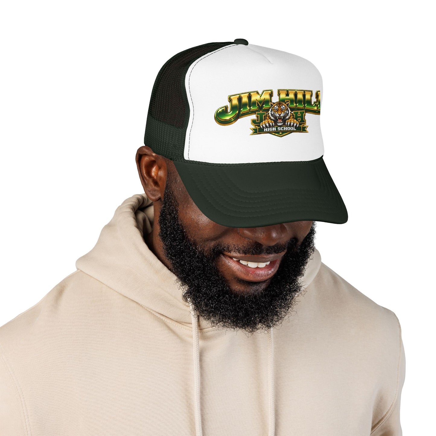 Jim Hill High School Tiger Foam Trucker Hat – Vintage School Spirit Cap