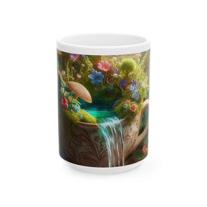 Waterfall Ceramic Mug, 11oz, 15oz