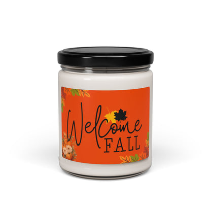 Welcome Fall Scented Soy Candle, 9oz