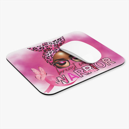 Breast Cancer Warrior Mouse Pad, 9x8 in, Breast Cancer Mousepad