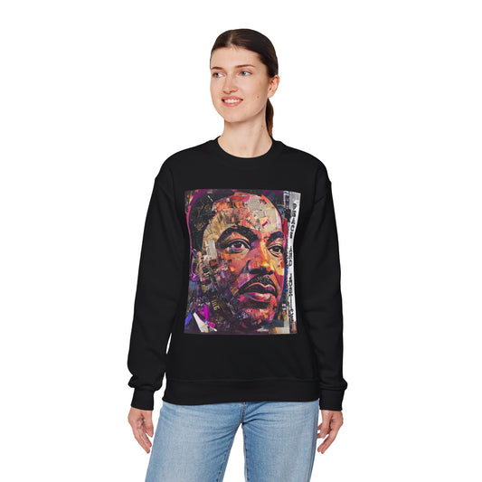MLK Sweatshirt, Martin Luther King, MLK Jr. Peace and Justice Sweatshirt, Black History, Unisex Crewneck Sweatshirt, Black History Month