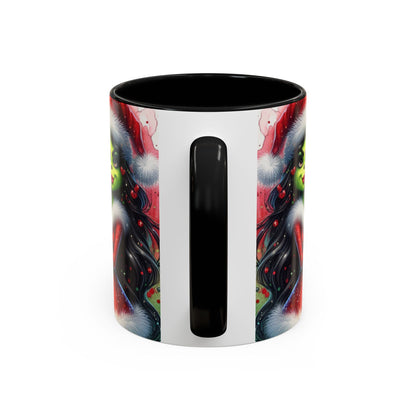 Christmas Coffee Mug, The Grinch, Ms. Grinch Ceramic Mug (11 oz, 15 oz), Grinch Christmas, Holiday Decor