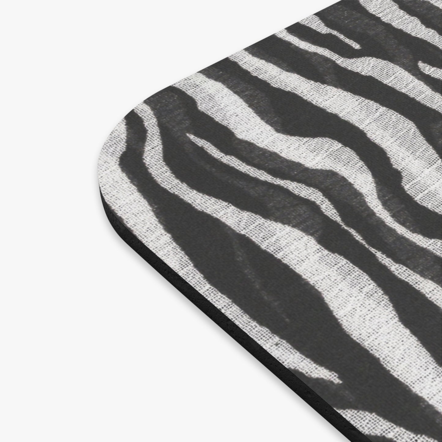 Elegant Zebra Print Mouse Pad - Chic Office Décor, Stylish Work Accessory, Unique Gift Idea, Animal Print Design