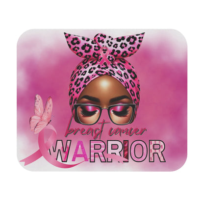 Breast Cancer Warrior Mouse Pad, 9x8 in, Breast Cancer Mousepad