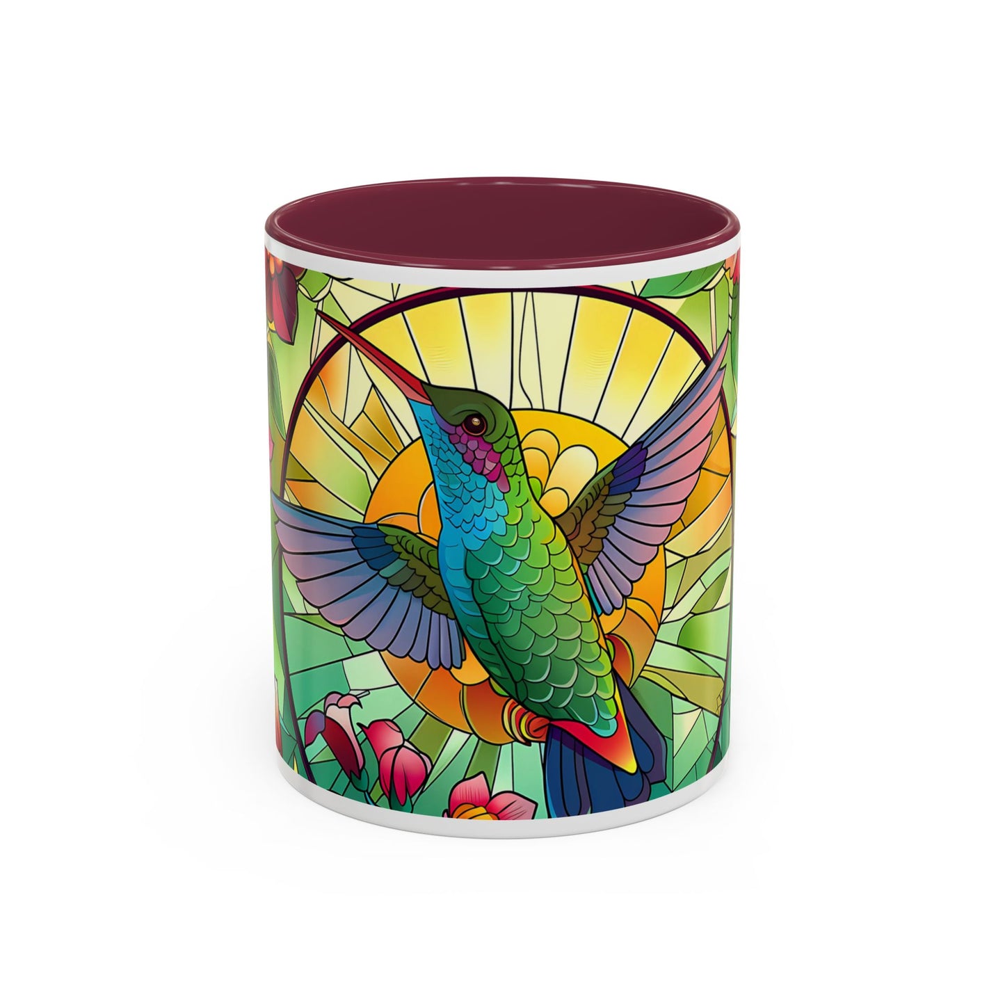 Colorful Hummingbird Mug, Vibrant Coffee Cup for Garden Lovers, Ideal Gift for Birthdays, Mothers Day, Spring Celebrations, Colorful Mugs