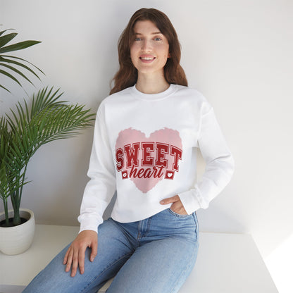 Sweet Heart Crewneck Sweatshirt for Couples - Valentine's Day Sweatshirt