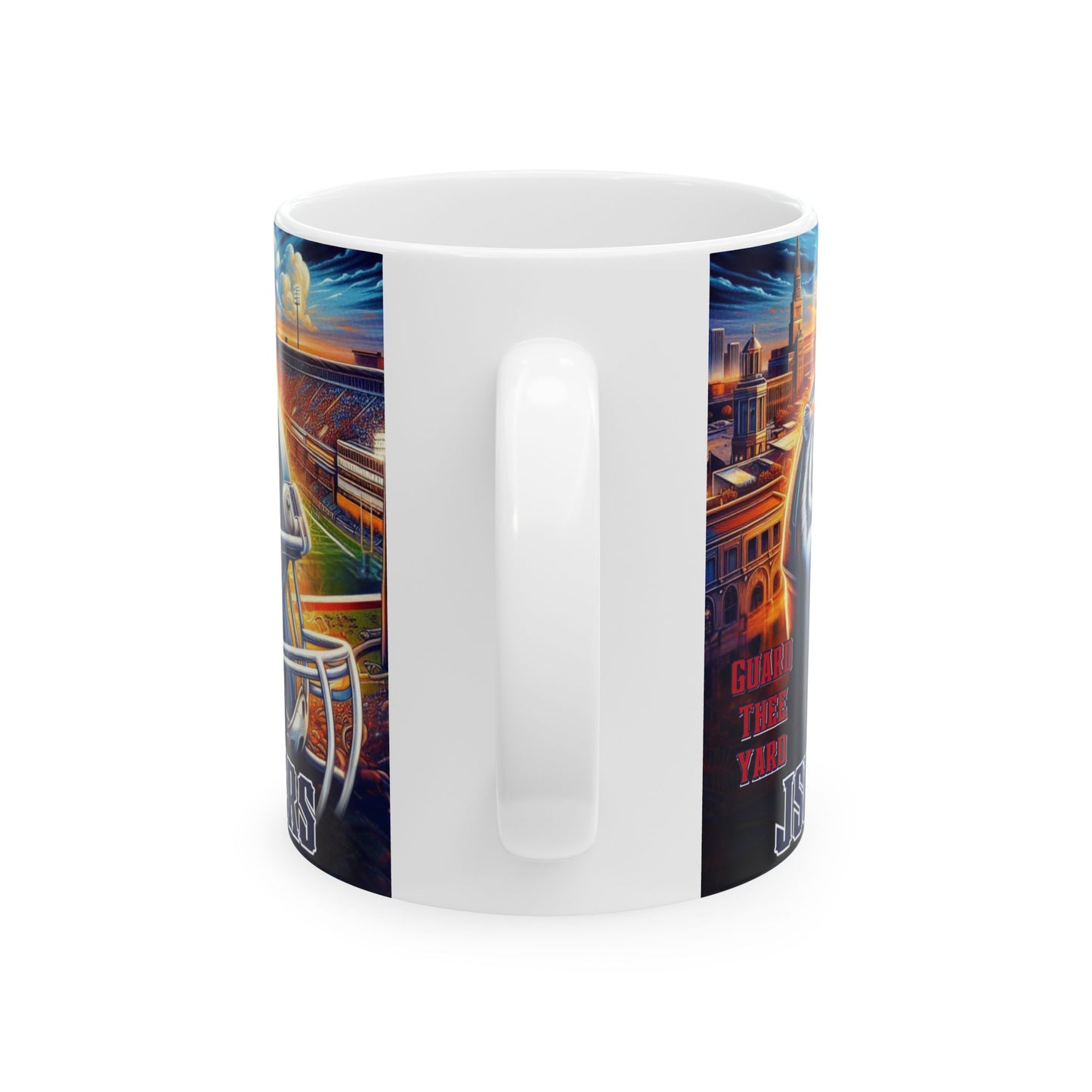 Jackson State University Mug, JSU Football Coffee Cup, College Ceramic Mug, JSU Tigers Fan Gift, 11oz Coffee Cup, SWAC