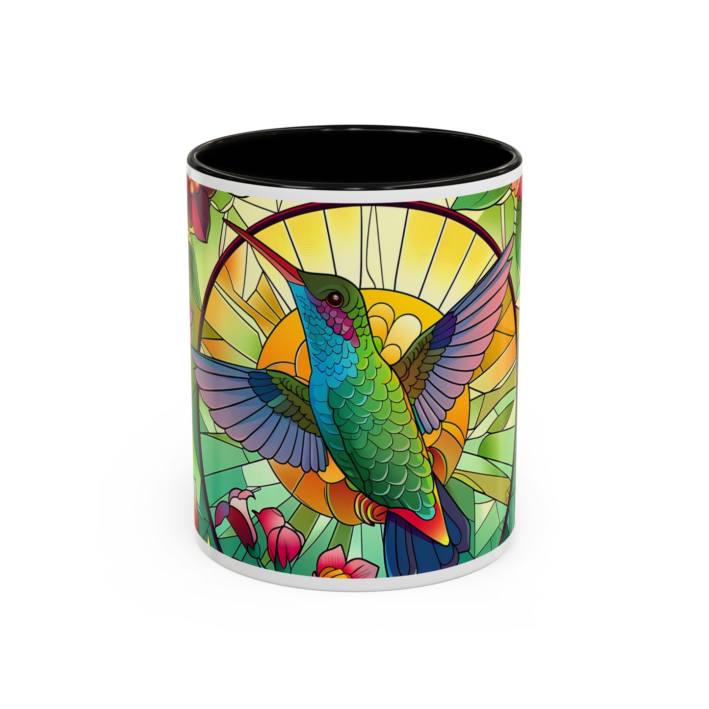 Colorful Hummingbird Mug, Vibrant Coffee Cup for Garden Lovers, Ideal Gift for Birthdays, Mothers Day, Spring Celebrations, Colorful Mugs