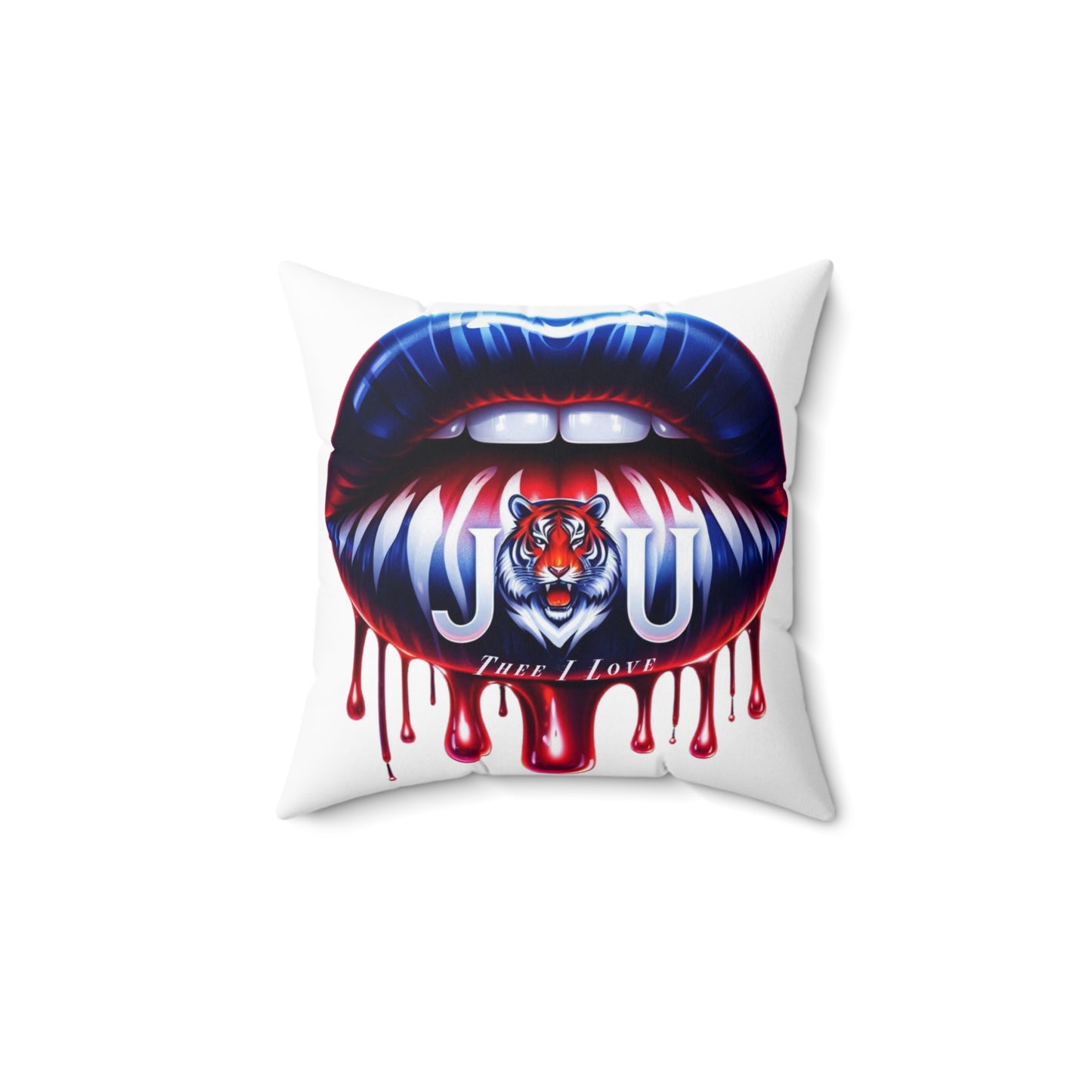 Jackson State University Square Pillow, JSU Throw Pillow