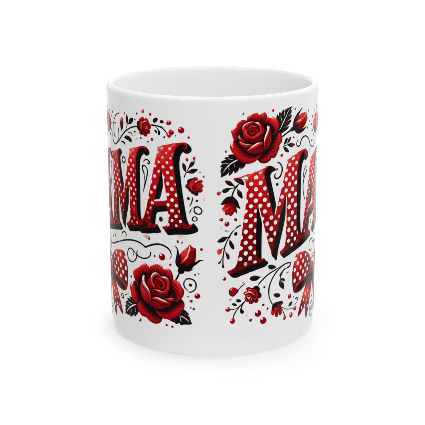 Mama Coquette Mug, Valentine's Day Coffee Cup, Red and White Valentine's Mug, Valentine's Day Mama Coquette Mug, Happy Valentine's Day Coffee Cup, Mama Tea Mug, Mom Gift