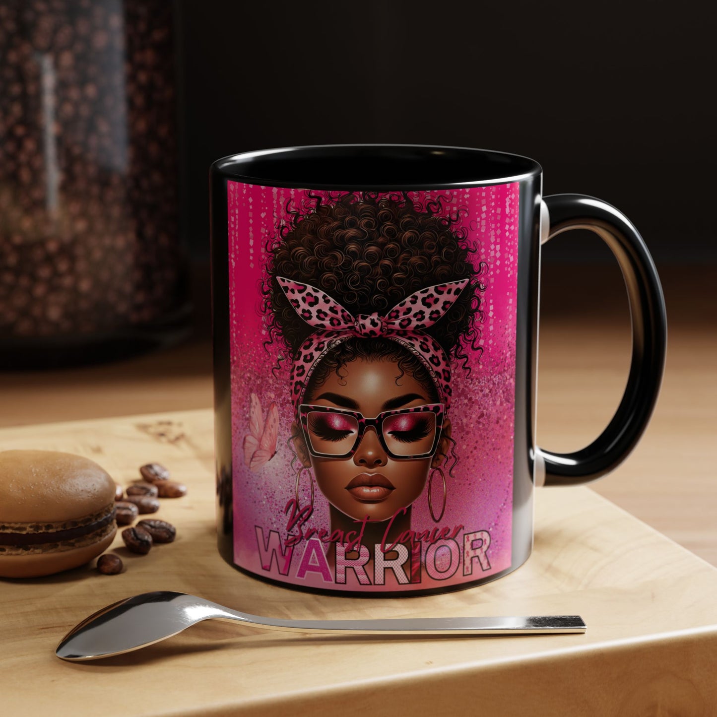 Breast Cancer Warrior Coffee Mug (11oz, 15oz)
